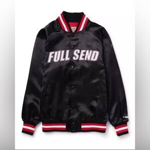 Mens Full Send Satin Jacket